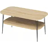 AEA Eleganter brauner Couchtisch aus Holz mit zeitlosem Design