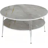AEA Moderner grauer Couchtisch aus Holz mit stilvollem Design