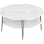 AEA Weißer moderner Couchtisch aus Holz