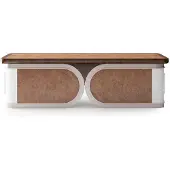 AEA Eleganter Holztisch in Braun für modernes Home-Office