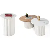 AEA Beistelltisch Couchtisch Sofatisch Wohnzimmertisch Praktisch 2tlg.