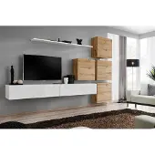 AEA Design Wohnwand Sideboard 4x Wandschrank rtv Garnitur 7 tlg. Set Komplett