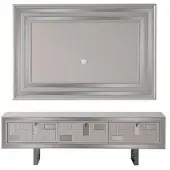 Xl Moebel Gmbh Wohnwand Sideboard TV Ständer Wandpanel Weiß RTV Lowboard Moderne