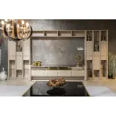AEA Wohnwand Designer Wohnzimmermöbel Wandschrank Wand Regal Wohnwände