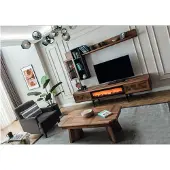 AEA Wohnzimmer Exklusive Garnitur Designer TV-Ständer Lowboard Couchtisch
