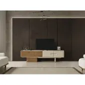 AEA Rtv Wohnwand tv Wand Schrank Vitrine Regal Wohnzimmer Fernseher Wohnwände