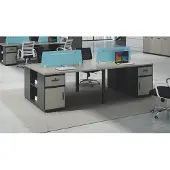 AEA Schreibtisch Co-Working-Tisch Teambürotisch Gemeinschaftsschreibtisch 4 Personen