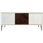 AEA Wohnzimmer rtv Lowboard tv Ständer Holz Weiß Wohnwand Modern Fernseher