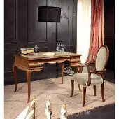 Xl Moebel Gmbh Elegantes Schreibtischset brauner Stuhl Möbel in hoher Qualität
