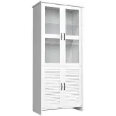 Xl Moebel Gmbh Vitrinenschrank Weiß MDF Glas modern elegant