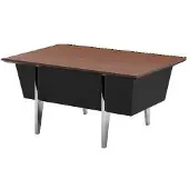 AEA Luxus Couchtisch Holz Tische Büro Tisch Braun Einrichtung Designer
