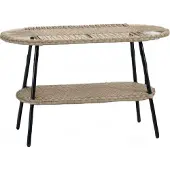 AEA Couchtisch Luxus Möbel Terrasse Design Hochwertig Rattan Oval Modern Möbel