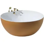 AEA Rundwanne Designwanne Freistehende Komfortwanne Raumsparwanne Bad 160x160 cm