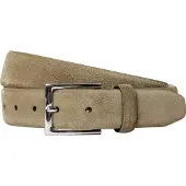 Hackett London für Herren. HM4100070 Beige Ledergürtel Feather Edge (38), Lässig, Klassisch, Wildleder