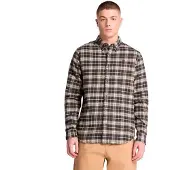 Timberland Mens Flannel Check Shirt (regular) vntg black yd L