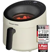 Russell Hobbs Heißluftfritteuse 5L [10 Programme|mit Sichtfenster] AirFryer (Fri