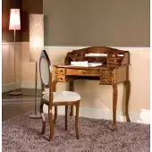 Xl Moebel Gmbh Klassischer Schreibtisch mit Braunem Holzstuhl in Einem Arbeitszimmer