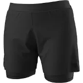 Dynafit - 2-in-1-Traillauf-Shorts &ndash; Damen / Frau &ndash; Alpine Pro 2/1 Shorts W - Alpine Pro 2/1 Shorts W Black Out für Damen - Größe XS -