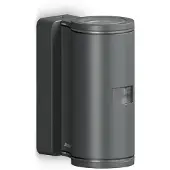 Steinel Aussenwandleuchte mit Bewegungsmelder L940 SC, dimmbar, schwarz, Aluminium, Modern