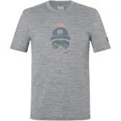 Super.natural - Gogeanie Tee - Merinoshirt Gr 52 - L grau