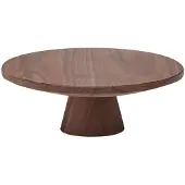 AEA Runder Couchtisch aus Holz – Brauner Couchtisch für Ihr Wohnzimmer