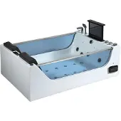 AEA Luxuswanne Hydromassagewanne Badewanne Whirlpool Blubberbad Spa 180x120 cm