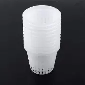 OEM Hydroponische Netztöpfe für Pflanzen – 10 Stück – robust, grün, aus PVC