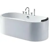 AEA Luxuswanne Acrylwanne Badewanne Pflegewanne Designwanne Wellnesswanne 170x80 cm