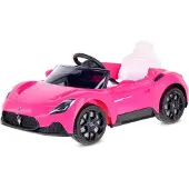 Sun baby Kinder Elektroauto Maserati GT Cabrio Kinderfahrzeug Kinderauto rosa