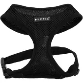 Puppia Soft-Geschirr - Schwarz - S