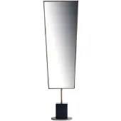 Xl Moebel Gmbh Eleganter Standspiegel mit geometrischem Design und stabilem Fuß