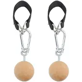 OEM Holz-Optrekbalarmstrainingssatz, Set für Heimfitness, tragbares Fitnessgerät, 15,17 Oz