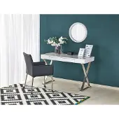 Halmar Pult B-31 aus Laminat mit einer Schublade und Kufen-Gestell 120x55x76 cm