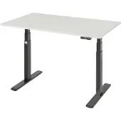 RAU Schreibtisch adlatus 100 1250x800x650-1300 M-Platte sw