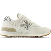 New Balance für Damen. WL574V2 Leder Turnschuhe 574 weiß (38), Wohnung, Schnürsenkel, Lässig