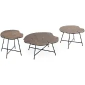 AEA Couchtische Tische Beistelltische Wohnzimmer Set 3 tlg. Modern Luxus