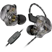 OEM In-Ear-Monitor, kraftvoller Bass, komfortables Ohrhaken-Design, Schwarz mit Mikrofon