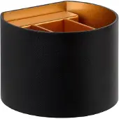 Lucide Wandleuchte Xio, Breite 13 cm, schwarz