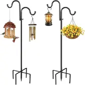 OEM Gartenhaken, verstellbare Höhe, stabiler 5-Loch-Boden, 2PCS 1,6m 2 Haken