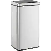 HOMCOM Sensor Mülleimer 50L Automatischer Mülleimer mit Soft-Close-Deckel