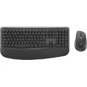 Logitech Signature Comfort Plus Combo MK880, Kabellos, RF Wireless + Bluetooth, Plunger key switch, QWERTY, Graphit, Maus enthalten