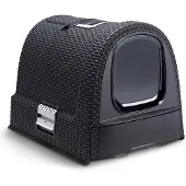 Curver Eco-Friendly Katzentoilette, Farbe:anthrazit