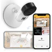 Kodak Cherish C120 Babykamera mit mobiler App, hochauflösende Babykamera, mit Zo