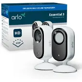 Arlo Essential 3 HD-Innenkamera, 2er Set