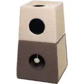 Dripio Kratzbaum mit Sisalmatte, beige/taupe, 40x40x71 cm