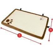 Arquivet Kratzbaum für Katzen, Kratzmatte, Nagelschärfer, Krallenschaber - Beste Kratzbäume für zu Hause - 56 x 36 cm
