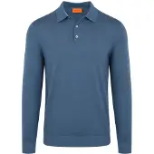 Suitable Compact Cotton Poloshirt Denim