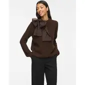 Vila Vibows Stehkragen Strickpullover