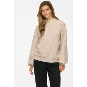Vila Vituli Stehkragen Strickpullover