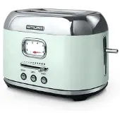 Muse MS-120 AG, 2 Scheibe(n), Grün, Edelstahl, Tasten, Niveau, 1000 W, 220 - 240 V